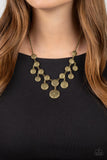 Paparazzi Accessories Sahara Stars - Brass Necklace