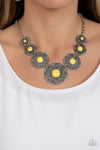 Paparazzi Accessories Garden Glade - Yellow Necklace