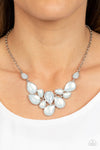 Paparazzi Accessories Keeps GLOWING and GLOWING - White Necklace