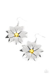 Paparazzi Accessories Pinwheel Prairies - Yellow Earrings