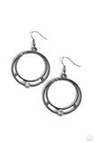 Paparazzi Accessories Refined Rotation - Black Earrings