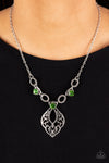 Paparazzi Accessories Contemporary Connections - Green Necklace