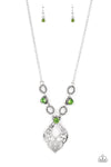 Paparazzi Accessories Contemporary Connections - Green Necklace