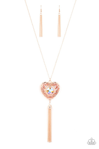 Paparazzi Accessories Prismatic Passion - Gold Necklace