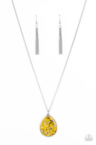 Paparazzi Accessories Shimmering Seafloors - Yellow Necklace