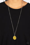 Paparazzi Accessories Shimmering Seafloors - Yellow Necklace