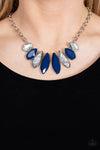 Paparazzi Accessories Crystallized Couture - Blue Necklace