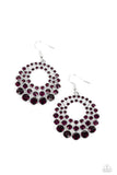 Paparazzi Accessories So Self-GLOW-rious - Purple Earrings