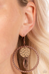 Paparazzi Accessories Mojave Metal Art - Multi Earrings