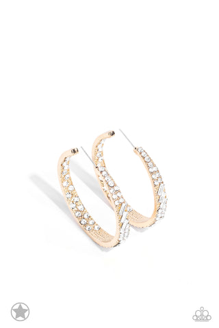 Paparazzi Accessories GLITZY By Association - Gold Earrings