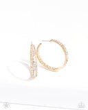 Paparazzi Accessories GLITZY By Association - Gold Earrings