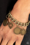 Paparazzi Accessories Complete CHARM-ony - Brass Bracelet