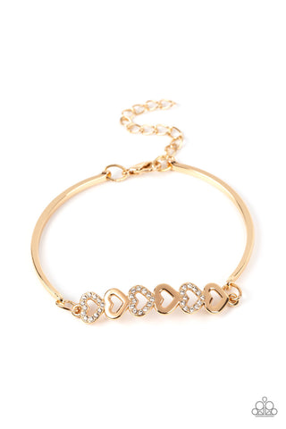 Paparazzi Accessories Attentive Admirer - Gold Bracelet