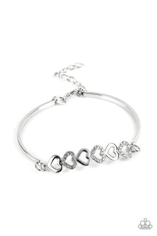 Paparazzi Accessories Attentive Admirer - White Bracelet