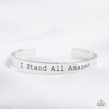 Paparazzi Accessories I Stand All Amazed - Silver Bracelet