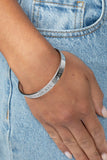 Paparazzi Accessories I Stand All Amazed - Silver Bracelet