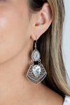 Paparazzi Accessories Royal Remix - White Earrings