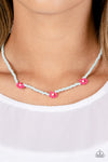 Paparazzi Accessories Bewitching Beading - Pink Necklace