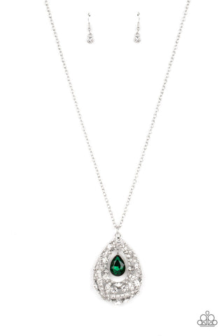 Paparazzi Accessories Glitz and GLOW - Green Necklace