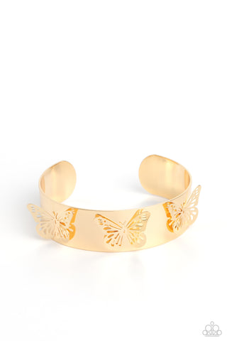 Paparazzi Accessories Magical Mariposas - Gold Bracelet