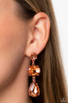 Paparazzi Accessories Royal Appeal - Copper Earrings