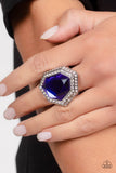 Paparazzi Accessories Smoldering Sass - Blue Ring