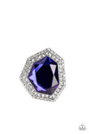 Paparazzi Accessories Smoldering Sass - Blue Ring