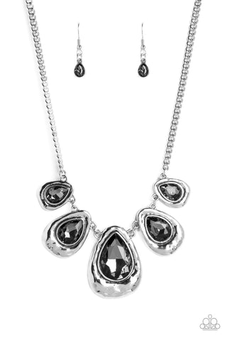 Paparazzi Accessories Formally Forged - Silver Necklace