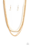 Paparazzi Accessories Boardwalk Babe - Gold Necklace