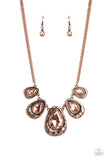 Paparazzi Accessories Formally Forged - Copper Necklace