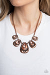 Paparazzi Accessories Formally Forged - Copper Necklace