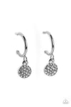 Paparazzi Accessories Bodacious Ballroom - White Earrings