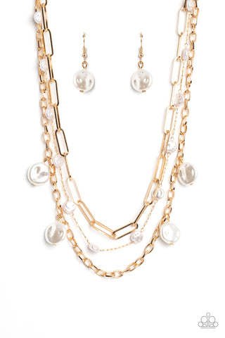 Paparazzi Accessories Blissful Ballad - Gold Necklace