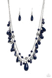 Paparazzi Accessories Flirty Flood - Blue Necklace