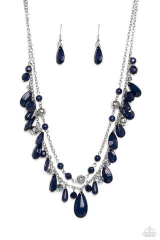 Paparazzi Accessories Flirty Flood - Blue Necklace