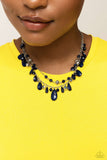 Paparazzi Accessories Flirty Flood - Blue Necklace