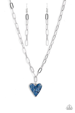 Paparazzi Accessories Kiss and SHELL - Blue Necklace