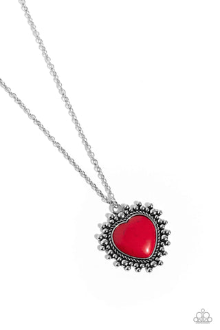 Paparazzi Accessories Southwestern Sentiment - Red Necklace