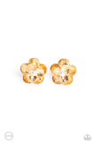 Paparazzi Accessories Miami Magic - Gold Clip-on Earrings