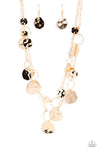 Paparazzi Accessories Hammered Horizons - Gold Necklace