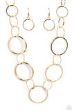 Paparazzi Accessories Shimmering Symphony - Gold Necklace