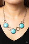 Paparazzi Accessories Saharan Scope - Blue Necklace