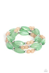 Paparazzi Accessories BEAD Drill - Green Bracelet