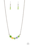 Paparazzi Accessories BOUQUET We Go - Green Necklace