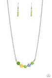 Paparazzi Accessories BOUQUET We Go - Green Necklace