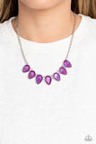 Paparazzi Accessories FLIRTY Dancing - Purple Necklace