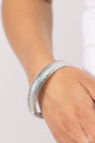 Paparazzi Accessories Rippling Reunion - Silver Bracelet