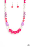 Paparazzi Accessories A SHEEN Slate - Pink Necklace