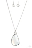 Paparazzi Accessories Geometric Glow - White Necklace