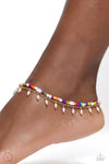 Paparazzi Accessories Beachfront Backdrop - Gold Anklet